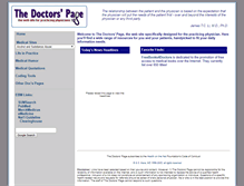 Tablet Screenshot of doctorspage.net